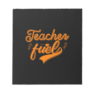 Coffee Art Teacher Fuel Notepad