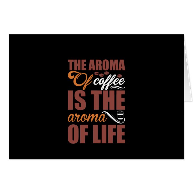 Coffee Art The Aroma Of Coffee (Front Horizontal)