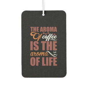 Coffee Art The Aroma Of Coffee Air Freshener