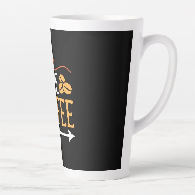 Coffee Art Uncle Coffee Latte Mug (Right)