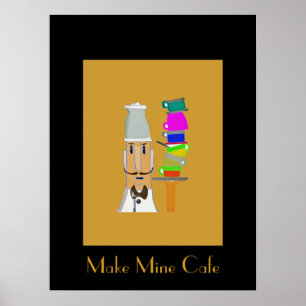Coffee at My Favorite Cafe Poster