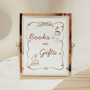 Coffee Baby is Brewing Shower Books and Gifts Sign