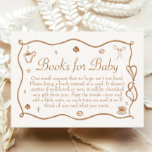 Coffee Baby Shower Books for Baby