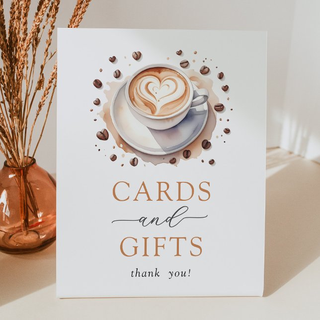 Coffee Baby Shower Cards and Gifts Sign (Creator Uploaded)