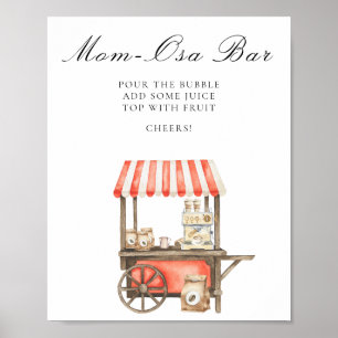 Coffee baby shower - Mimosa bar Poster