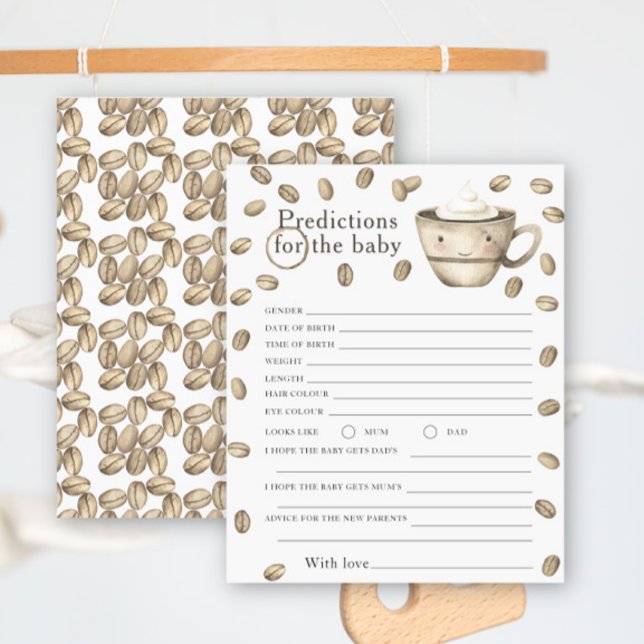 Coffee baby shower - predictions and advice baby (Creator Uploaded)