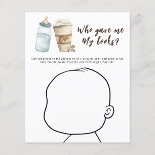 Coffee baby shower - Who gave me My looks?
