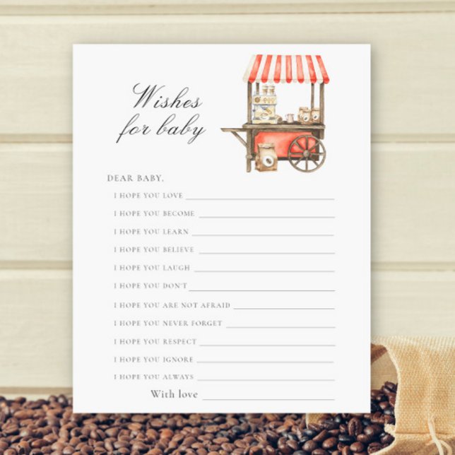Coffee baby shower - wishes for baby (Creator Uploaded)