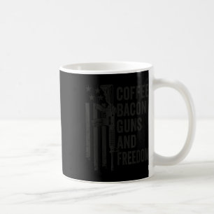 Coffee Bacon Guns & Freedom - Bbq Grill Drinki Mug
