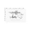 "Coffee Bar" Black White Calligraphy Wedding Sign