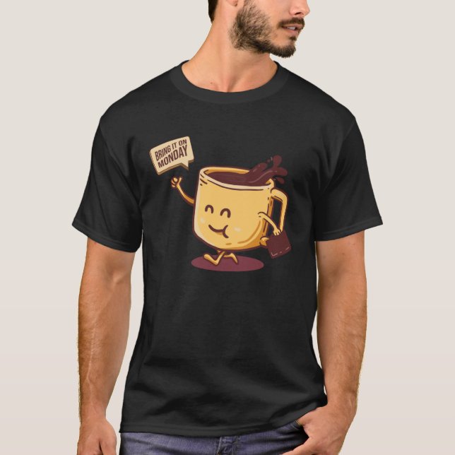 Coffee Barista Coffee Drinker T-Shirt (Front)