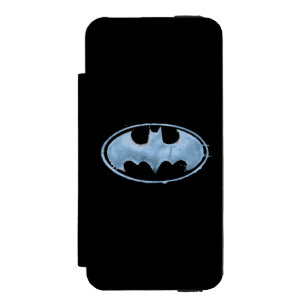 Coffee Bat Symbol - Blue Incipio Watson™ iPhone 5 Wallet Case