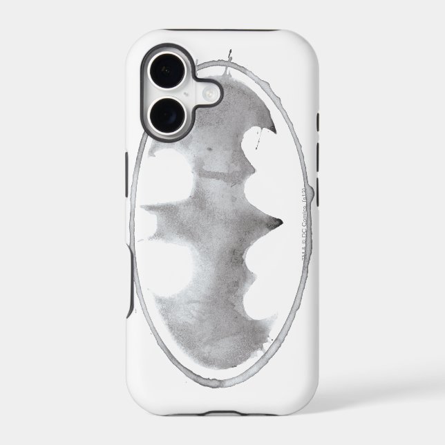 Coffee Bat Symbol - Grey (Back)