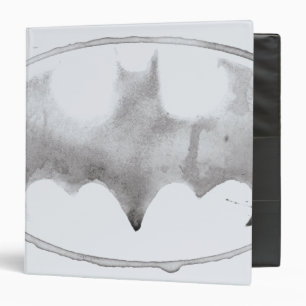 Coffee Bat Symbol - Grey Binder