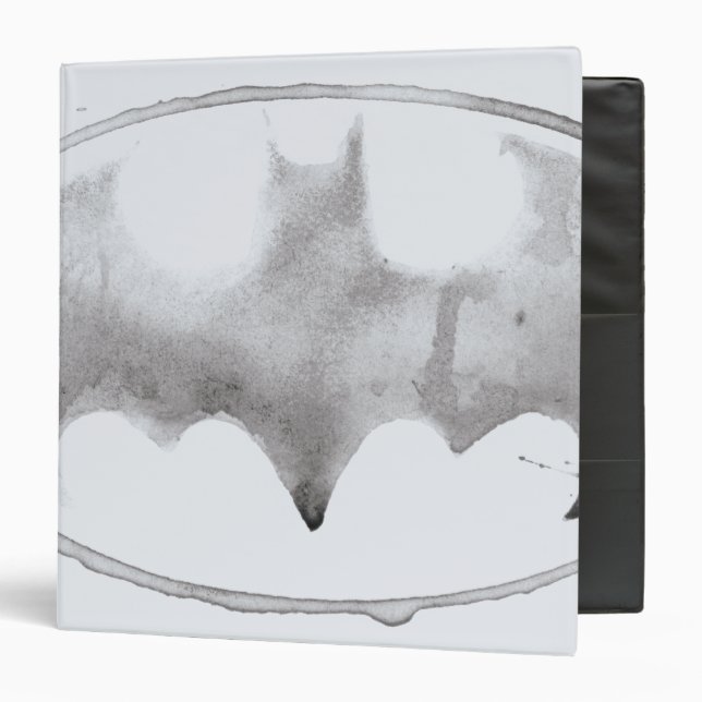 Coffee Bat Symbol - Grey Binder (Front/Inside)