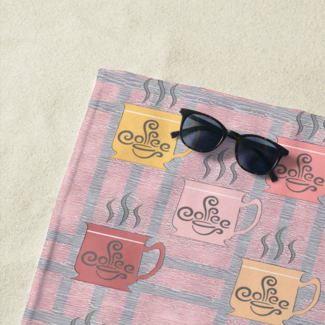 Coffee Beach Towel (In Situ)
