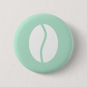 coffee bean 2 inch round button
