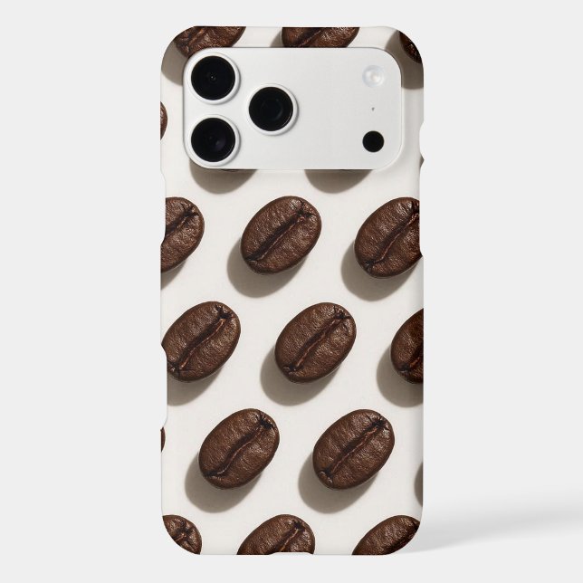 Coffee Bean Aesthetic iPhone Cover – Rich & Minima (Verso)