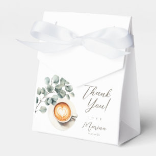 Coffee bean baby shower favor box