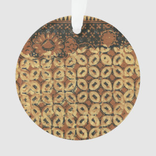 Coffee Bean Batik Art Pattern Design Ornament