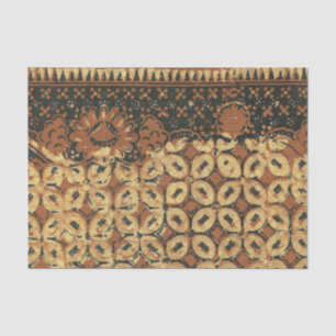 Coffee Bean Batik Art Pattern Design Tissue Paper
