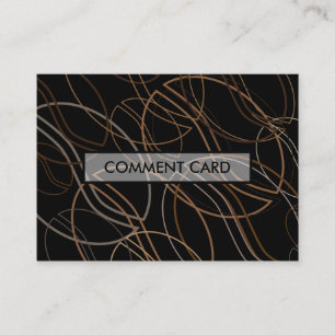 coffee bean blur comment card