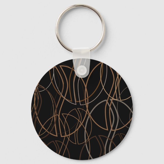 coffee bean blur keychain (Front)