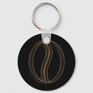 coffee bean blur keychain