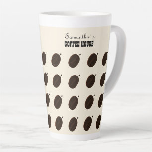Coffee Bean Branded Business Professional  Latte Mug