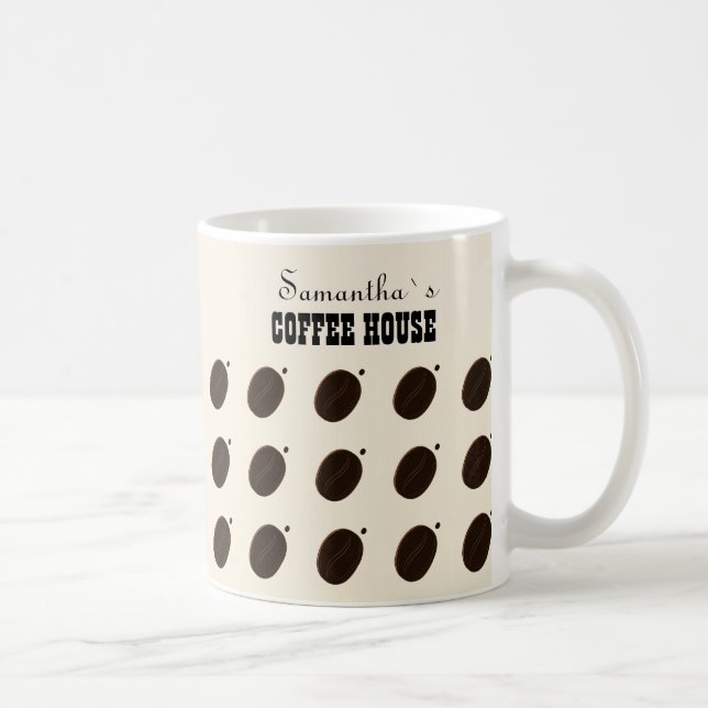 Coffee Bean Branded Business Professional  Mug (Right)