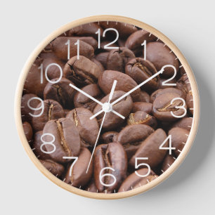 Coffee Bean Clock - it's always time for coffee