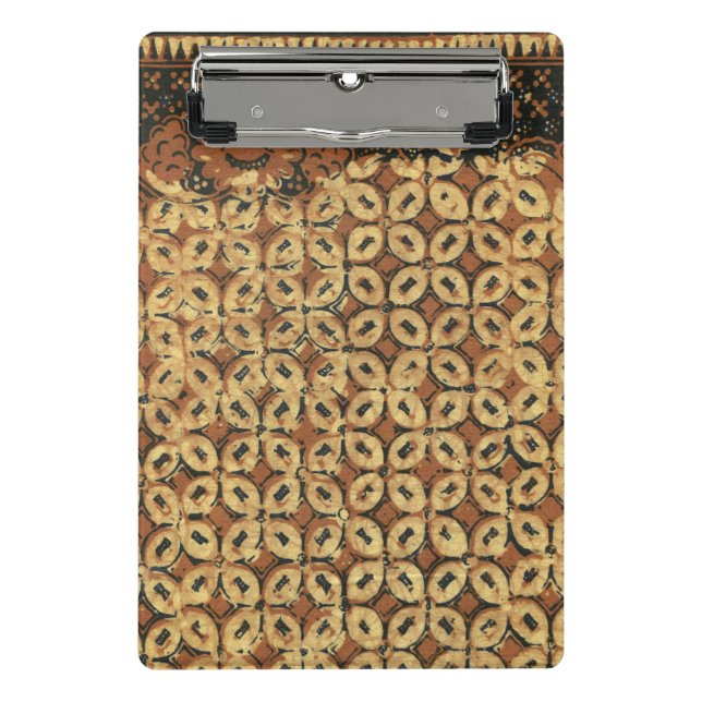 Coffee Bean Earthy Boho Rustic Mini Clipboard (Front)