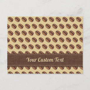 Coffee Bean Icon Postcard