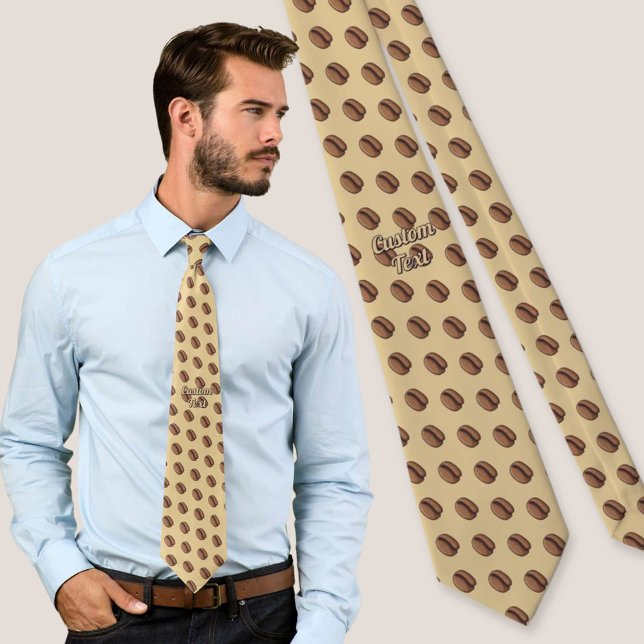 Coffee Bean Icon Tie (Creator Uploaded)