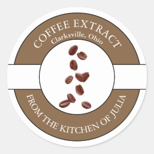 Coffee Bean Label 