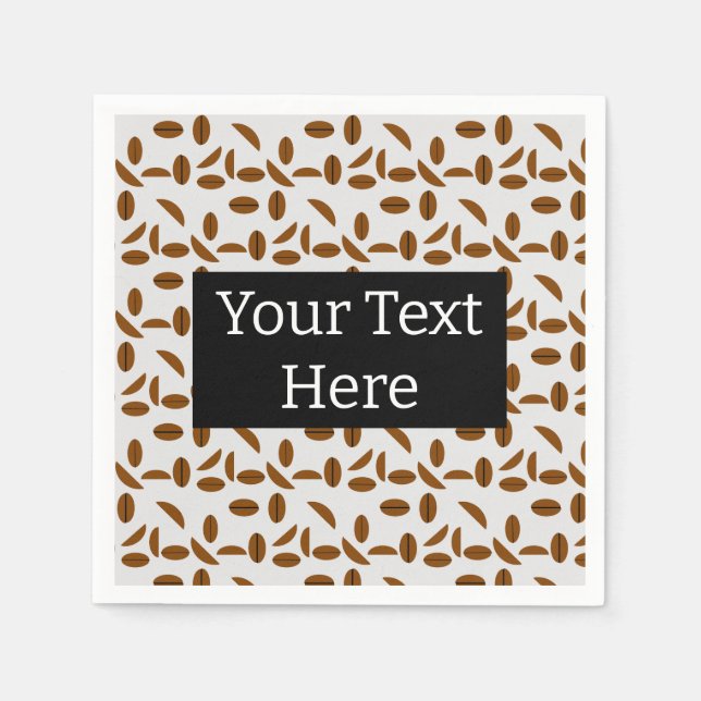 Coffee Bean Napkin (Front)