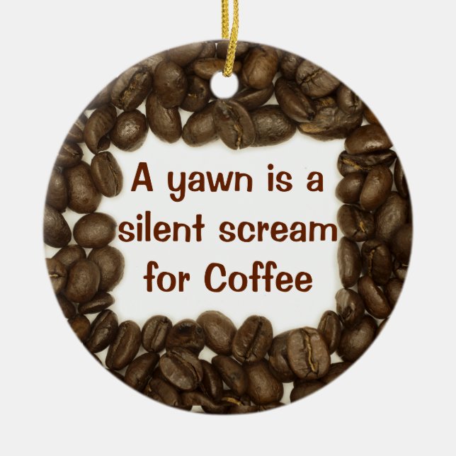 Coffee bean ornament (Front)