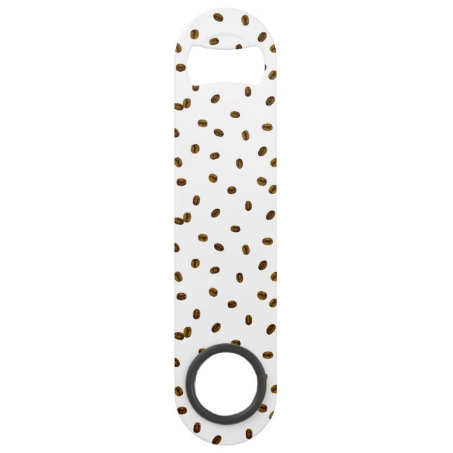Coffee Bean Pattern Bar Key (Back)