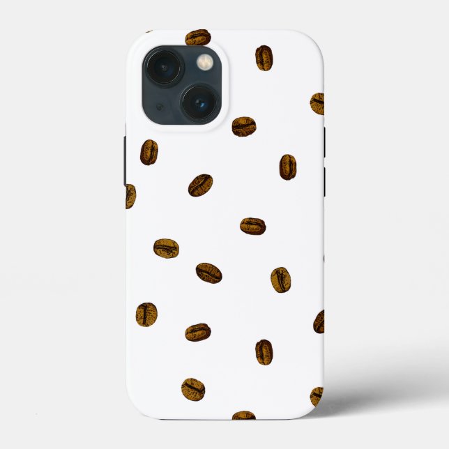 Coffee Bean Pattern Case-Mate iPhone Case (Back)