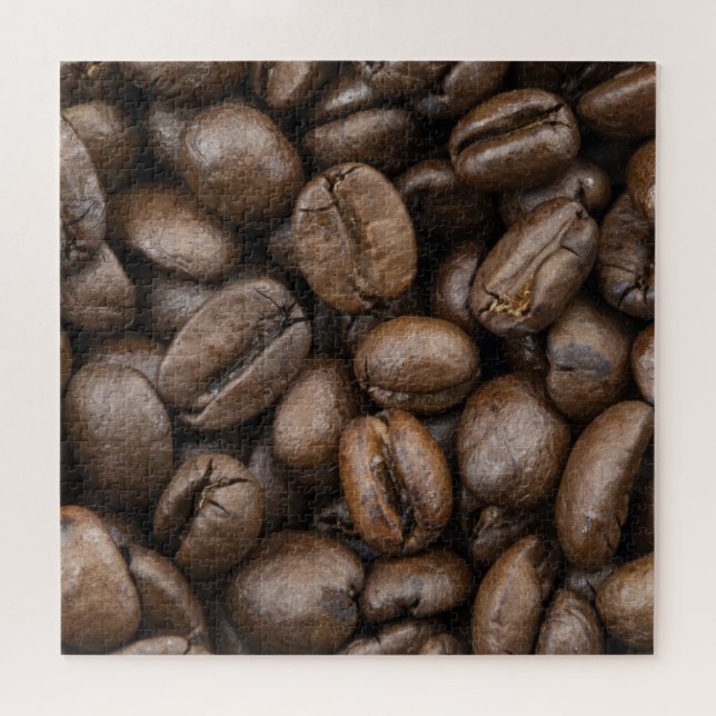 Coffee Bean Pattern Jigsaw Puzzle (Horizontal)