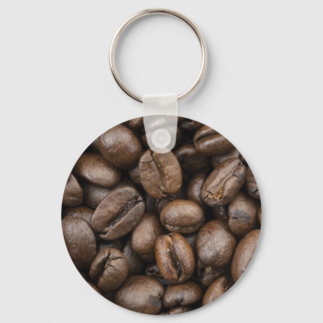 Coffee Bean Pattern Keychain (Front)