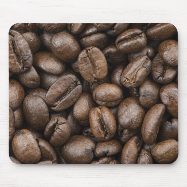 Coffee Bean Pattern Mouse Pad (Front)