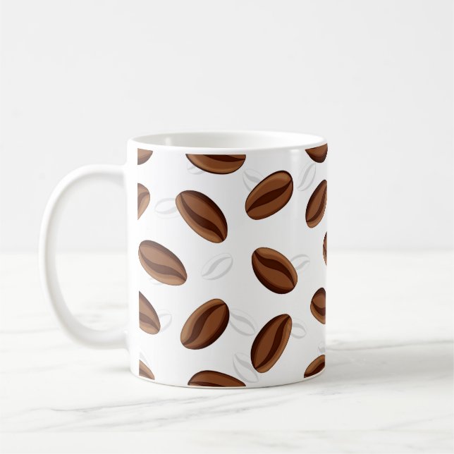 Coffee bean pattern Mug (Left)