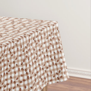 Coffee Bean Pattern Tablecloth