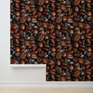 Coffee Bean Pattern Wallpaper