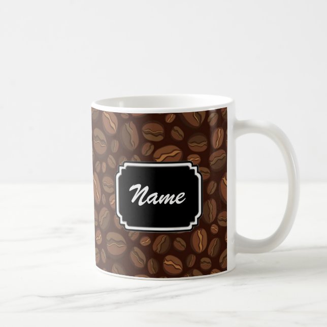 Coffee Bean Personalized Mug (Right)