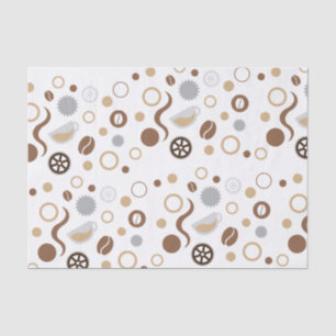 Coffee Bean Technology Science Designer Tissue  Tissue Paper