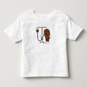 Coffee bean with Coffee pot Toddler T-shirt