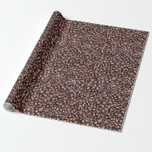 Coffee Bean Wrapping Paper