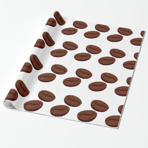 Coffee Bean Wrapping Paper